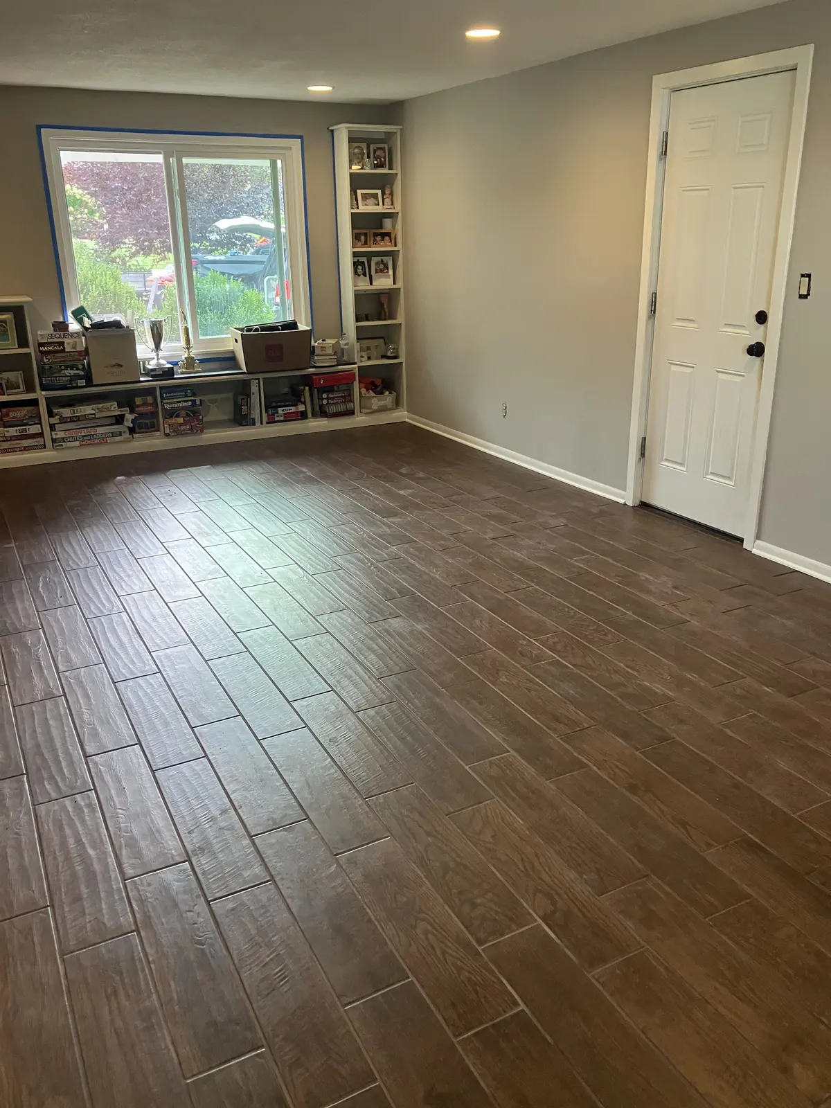Living room tile installed by Buildery in St. Paul
